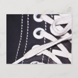 Shoelaces Closeup Vykort
