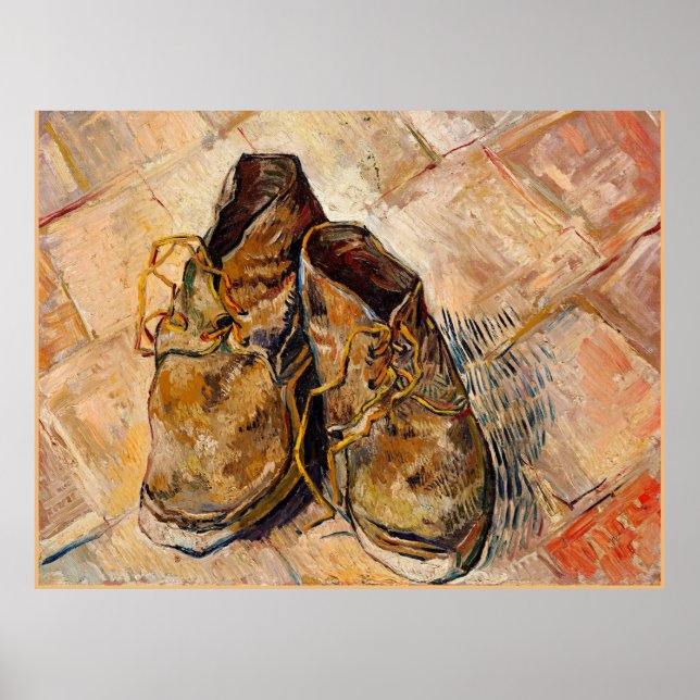 Shoes, berömd Van Gogh-målning, Poster (Framsidan)