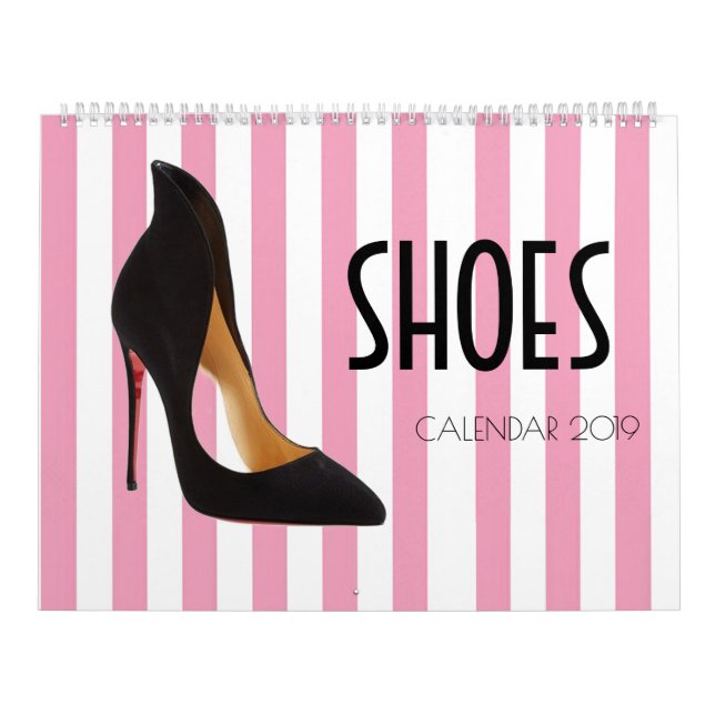 SHOES CALENDAR 2019 - stor storlekare Kalender (Omslag)