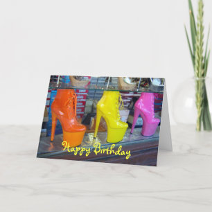 Shoes Grattis på födelsedagen Kort