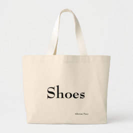 Shoes Jumbo Tote Travel Bag Tygkasse