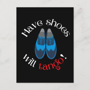 Shoes kommer att Tango Manar Tango Shoes Vykort