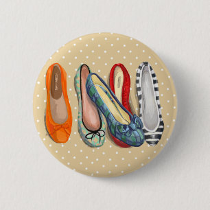 Shoes - liten tofflor knapp