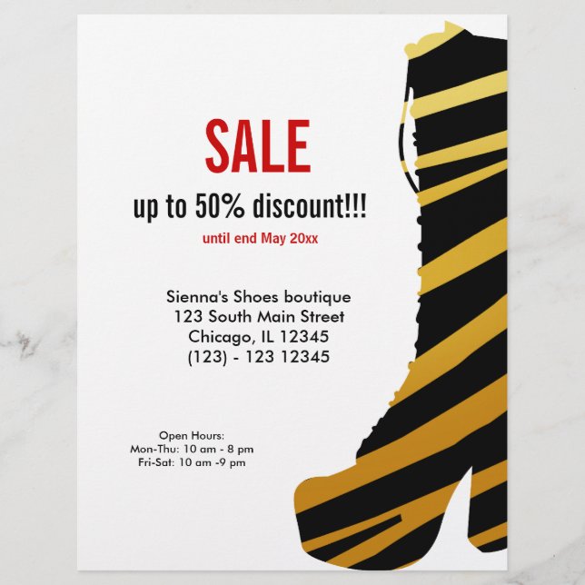 Shoes on Sale Reklamblad (Framsidan)