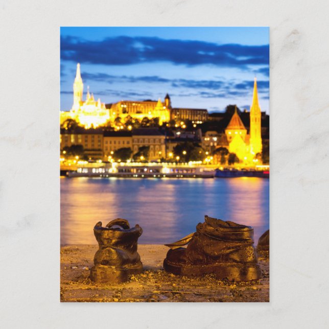 Shoes on the Donau Bank Vykort (Framsida)