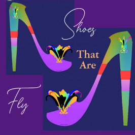 Shoes som är flygande poster