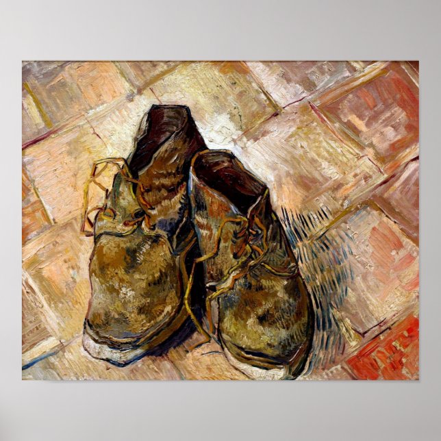 Shoes Van Gogh 1888 Poster (Framsidan)
