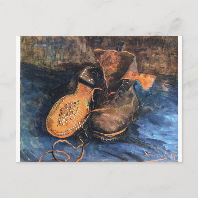 Shoes - Vincent Van Gogh Vykort (Framsida)