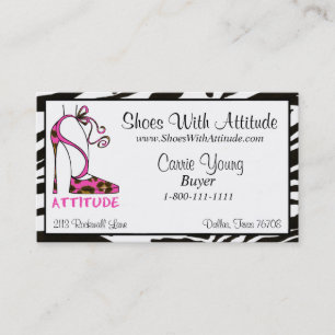 "Shoes with Attitude" Visitkort