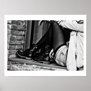 Shoes Woman Clothing Women Mode Sports Boots Poster