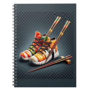 Shoeshi ME - Unik Sushi Sneaker Anteckningsbok