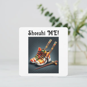 Shoeshi ME - Unik Sushi Sneaker Julkort