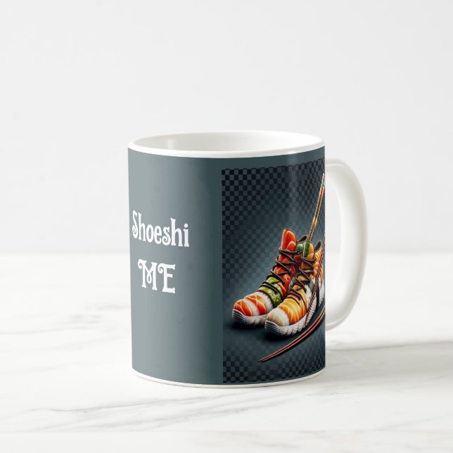 Shoeshi ME - Unik Sushi Sneaker Kaffemugg (Framsida höger)