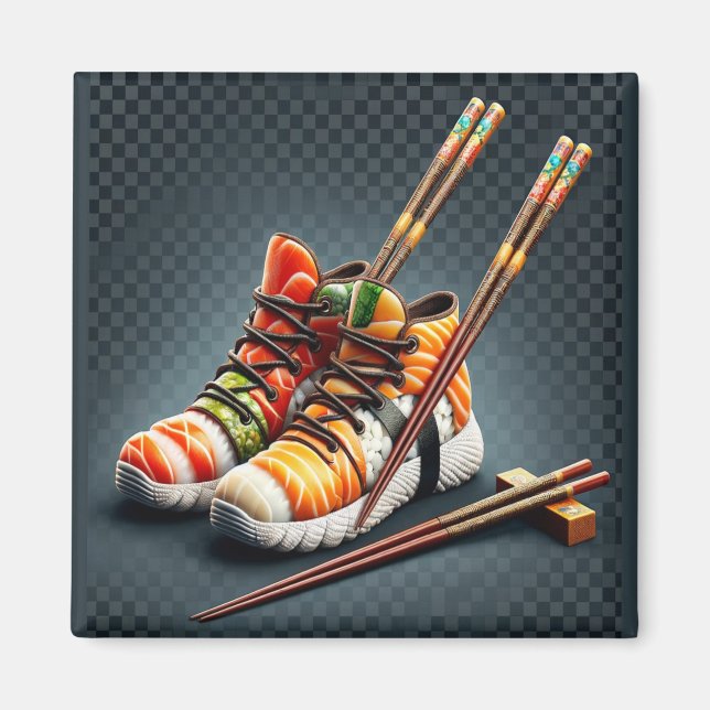 Shoeshi ME - Unik Sushi Sneaker Magnet (Framsidan)