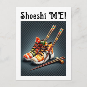 Shoeshi ME - Unik Sushi Sneaker Vykort