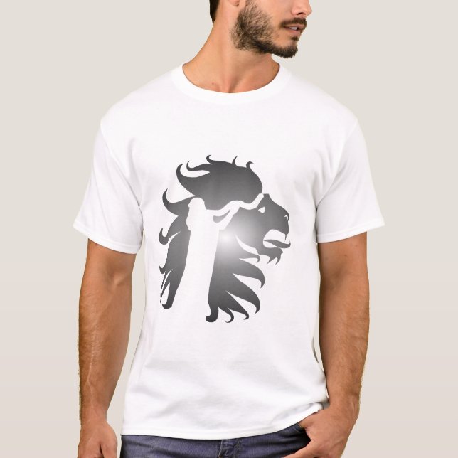 Shofar på Lejona för Judah T-Shirt (Framsida)