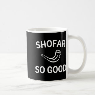 Shofar Så Bra Rosh Hashh Rams Horn Judisk Nyårsfir Kaffemugg