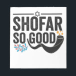 Shofar So bra Funny Jewish Hanukkah Helgdag Gift Anteckningsblock<br><div class="desc">chanukah, menorah, hanukkah, dreidel, jewant, judaism, helgdag, religion, julmas</div>