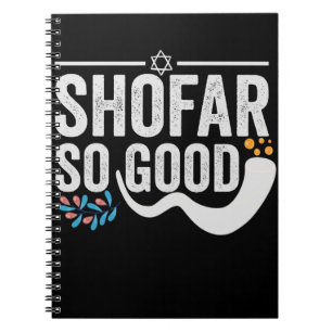 Shofar So bra Funny Jewish Hanukkah Helgdag Gift Anteckningsbok