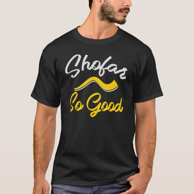 Shofar So Bra Jewish New Year Rosh Hashanah Jewis T Shirt (Framsida)