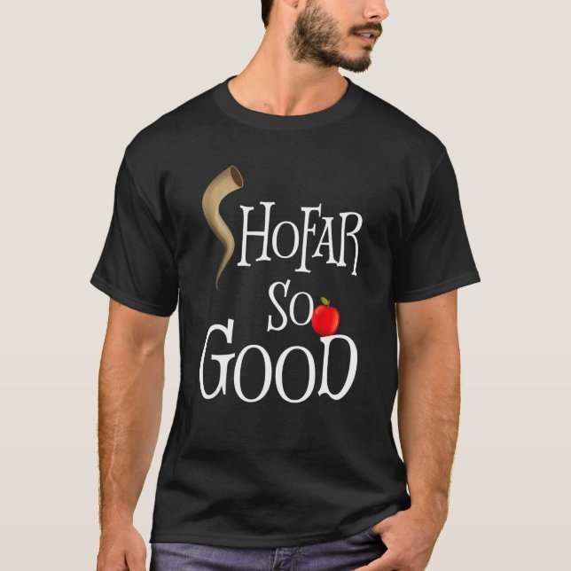 Shofar So Good Kids Mens Jewish Hanukkah Gif T Shirt (Framsida)