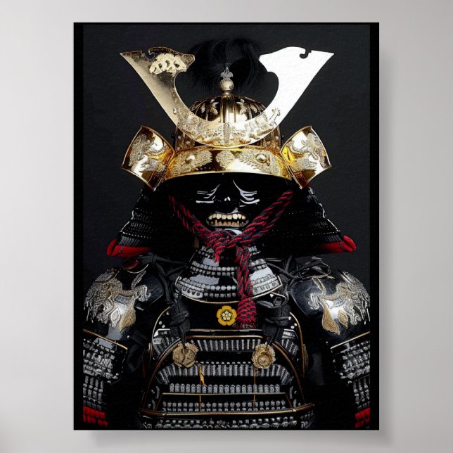 Shogun Samurai armor Poster Wall Art (Framsidan)