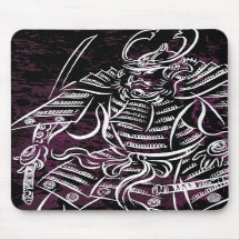 ShogunSamurai - vitcalligraphyen fodrar Mousepad