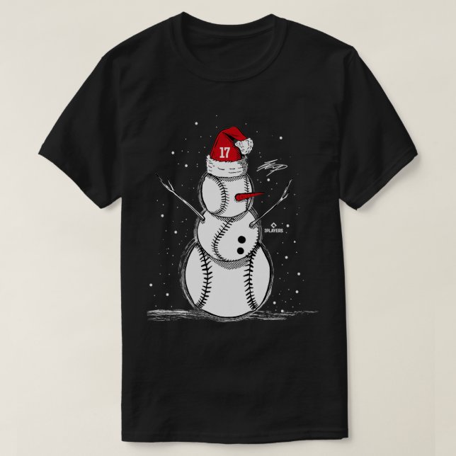 Shohei Ohtani Baseball Snögubbe Premium T Shirt (Design framsida)