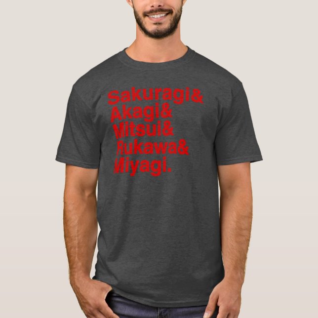 Shohoku Basketball T Shirt (Framsida)