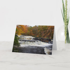 Shohola Falls på hösten (2) Kort