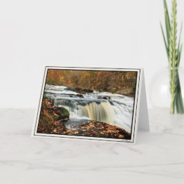 Shohola Falls på hösten Kort