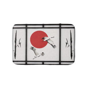 Shoji - Bamboo & Crane Badrumsmatta