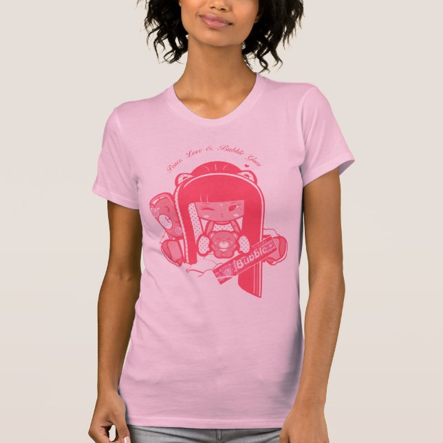"Shokio" fred, kärlek & Bubblegum T-shirt (Framsida)