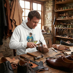ShoM Reparation Cobbler Vintage Shoemaker Hoodie