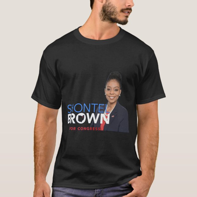 SHONTEL BROWN, DEMOKRATIC, OMRÖSTNING, OHIO, CONGR T SHIRT (Framsida)
