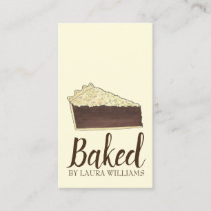 Shoo Fly Paj PA Dutch Baker Food Visitkort