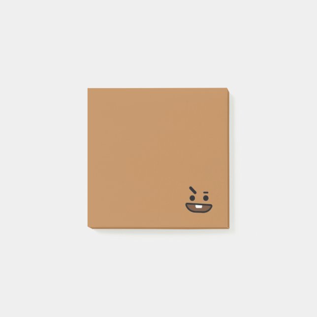 Shooky Light Brown Post-it Block (Framsida)