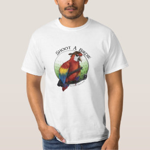 Shoot A Birdie Parrot Golfer T-Shirt