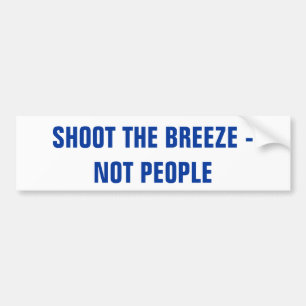Shoot Bumper-etikett Bildekal