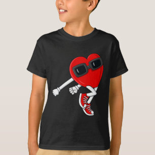Shoot Heart Dance Valentines day Boys Girls Kids T Shirt
