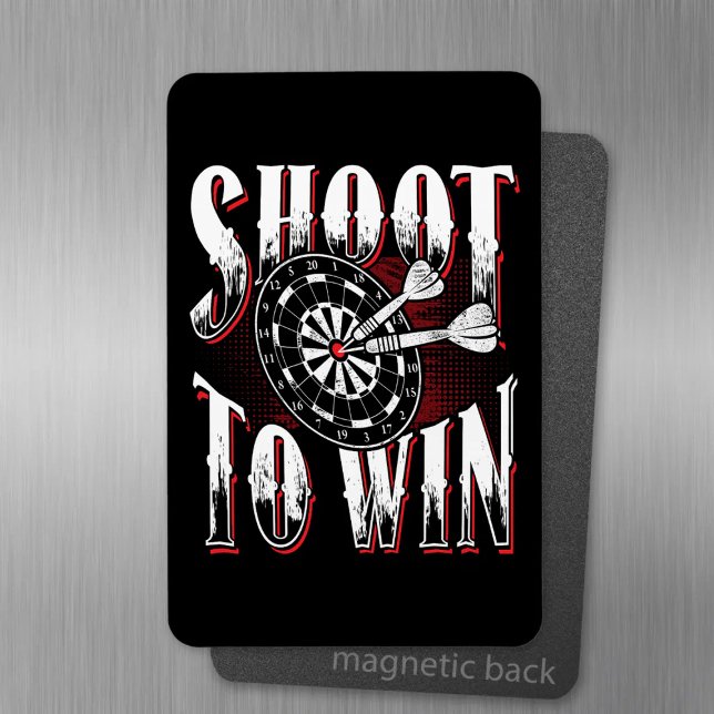 Shoot to Win - Dart Player Magnet (Skapare uppladdad)