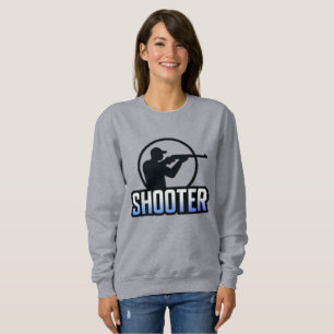 Shooter - Marksman Silhouette Premium Design T Shirt