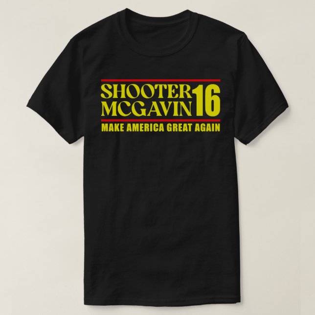 Shooter McGavin Underbar igen T Shirt (Design framsida)