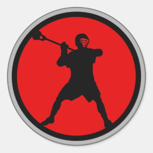 Shooter-red Runt Klistermärke