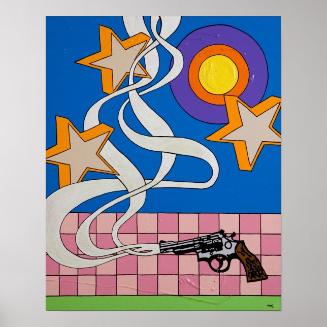 "Shootin' Starz" Skriv ut Poster (Framsidan)