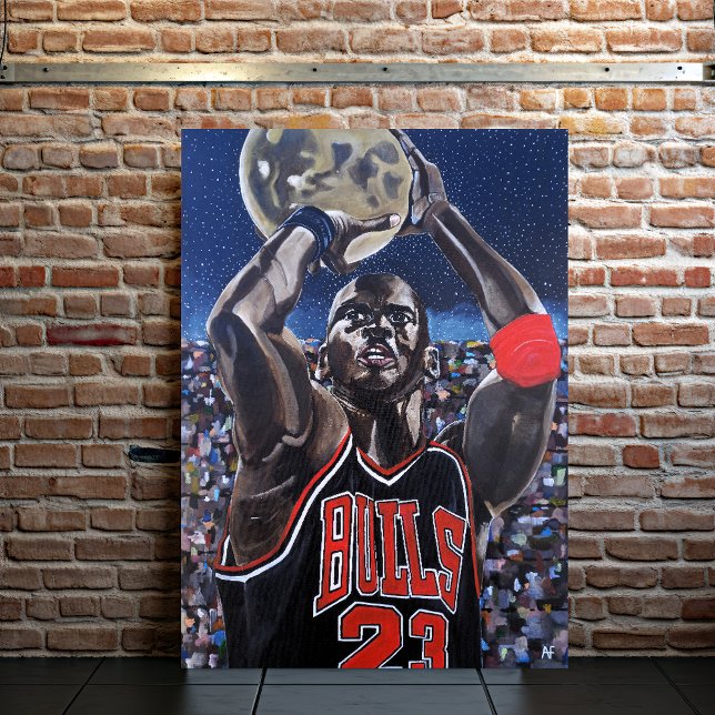 Shooting for the Moon Painting by Alfred Fox Canvastryck (Skapare uppladdad)