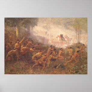 Shooting of General Braddock Poster