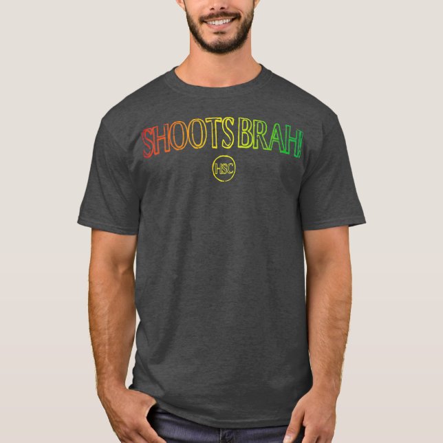Shoots Brah Hawaiian Surfas Creations Aloha Island T Shirt (Framsida)