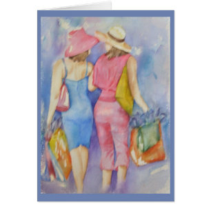 SHOP-A-HOLICS! HÄLSNINGSKORT