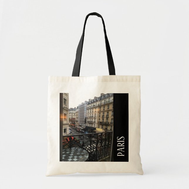 SHOP BAG - PARIS PÅ MIDNIGHT TYGKASSE (Framsidan)
